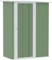 Outsunny Casetta da Giardino Porta Utensili in Lamiera di Acciaio, Capanno da Giardino in Acciaio con Porte, 142x84x189cm, Verde