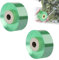 2 Pcs Rubans De Greffage,Ruban De Greffage D'Arbres Fruitiers En PVC Film Ruban Greffe Plante Ruban Extensible De Greffe D'Arbre Ruban De Pépinière Pour Arbre Jardinage Réparation (Vert Transparent)