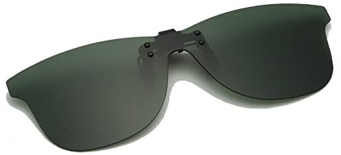 Long Keeper Polarisierte Sonnenbrille Clip für Brillenträger, Polarisiert Sonnenbrille Zum Aufstecken für Damen Herren, Sonnenbrillen Aufsatz Brille