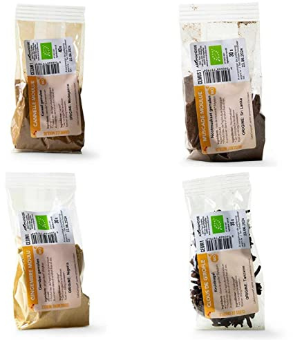 Mélange 4 épices bio - cuisine antillaise