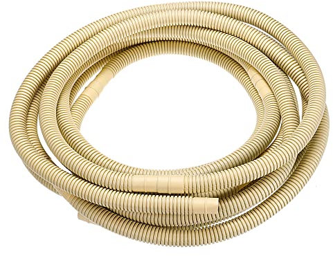 sourcing map Universal Air Conditioner Drain Hose 15mm 17mm ID 23ft for AC Units Washing Machine, Beige