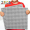 WYSWYG 2PCS Classic Large Base plates,10x10 Building Board BasePlates,Compatible with Duplo and Most Major Brands,Grey