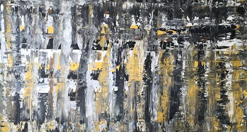WEISE XXL Acrylbild Abstrakt ART Gemälde Modern 169 x 91cm Leinwand 44/22 NEU