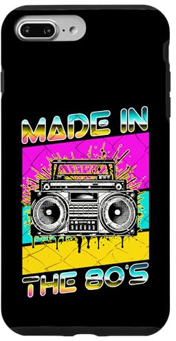 Hülle für iPhone 7 Plus/8 Plus Hergestellt im 80er Jahre 1980er Boombox Graffiti 80er Jahre Hip-Hop-Stil