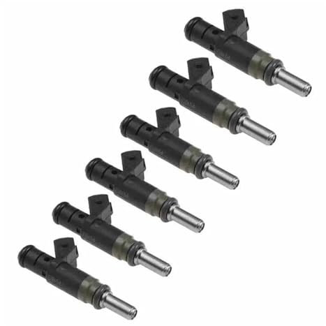 GXSAI Auto Einspritzdüsen Zubehör Für BM&W 1 Serie E87 E46 Für BM&W 3 Serie E90 E91 116i 118i 120i 316i 318i 320i 320si X3 E83 Z4 E85 Auto Kraftstoff Injektor Düse Zubehör(6 pcs)