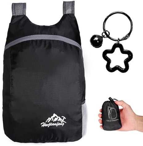 Ultraleichter Faltbarer Rucksack, Praktischer Faltrucksack, Ultraleichter Outdoor-Rucksack, Wasserdichter Reiserucksack, Faltbarer Rucksack für Reisen, Outdoor-Camping für Erwachsene und Kinder