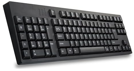 Left Handed Keyboard 109 Keys, Wired Ergonomic Left-Handed Keyboard + Dual USB Multimedia Office Home (Black)