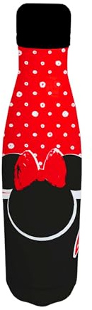 Disney Minnie Mouse Reusable Bottle, Stainless Steel Design Thermal Water Bottle for Girls, Travel Bottle, Capacity 500 ml