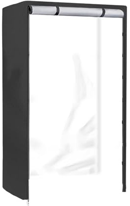 Aufquwk Cubierta para Estantería Metálica - Cubiertas Protectoras para Exterior - Protector De Armario con Cremallera para Interior Y Exterior Cocina Garaje Sótano Patio