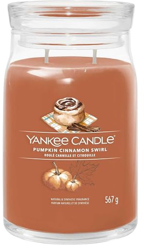 Yankee Candle, grande jara signatire zucca cinnamon vortice