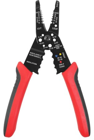 Abisolierzange, Wire Stripper, 10-22 AWG Abisolierzange Schneider Abisolierwerkzeug und multifunktionales Handwerkzeug, professionelles Griffdesign und raffinierte Handwerkskunst