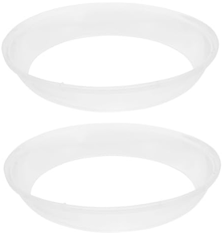 BAZEITFLOW 2pcs Cotton Candy Maker Cover Lightweight Portable Marshmallow Dispenser Guard with Smooth Surface Compact Safety Edge Protector for Indoor Sugar Floss Machine