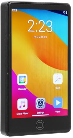 Bewinner Player MP3 da 160 GB con WiFi Bluetooth, Lettore MP3 Touchscreen da 4,0 Speaker Incorporato, i Lettori Musicali Android 14, Fino a 256 GB, Batteria da 2500 MAh
