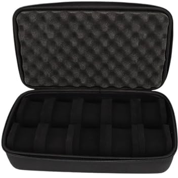 10 platser for klockförvaring med dragkedja, resefodral, bärbar klockorganisatör, displayhållare(10 Slots)