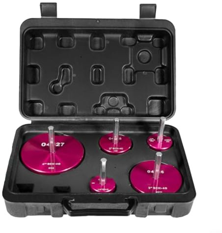 Gettimore Kit de escariador de tubería para aplicaciones no presurizadas, 5 piezas PPR PVC CPVC ABS Fitting Saver, escariadores con punta de carburo
