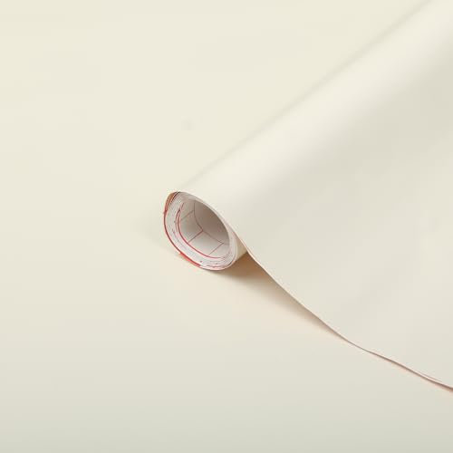d-c-fix vinyl wrap Magnolia gloss plain 90 cm x 2,1 m - sticky back plastic roll for furniture, kitchen & cupboards - contact paper sticker self adhesive film