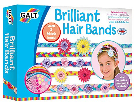 Galt 1004309 - Haarbänder selber flechten, Kinder-Bastelset