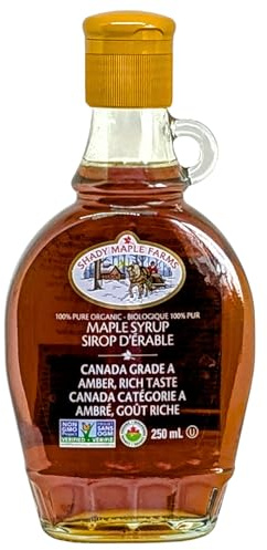 Shady Maple Farms Organic Maple Syrup, Bio, 250ml • veganes, traditionelles Süßungsmittel • mild-aromatischer Geschmack • aus kanadischem Bio-Anbau