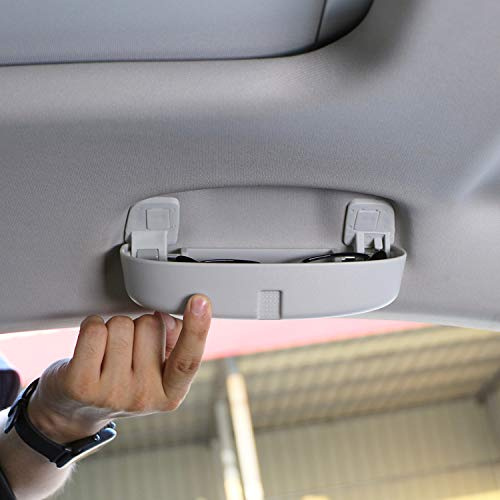 LFOTPP Sonnenbrillenhalter, für Auto, für Golf 7, Tiguan, Passat B8, Atlas L, Golf 7, Zubehör, Sonnenbrillen-Organizer, Aufbewahrung im Innenbereich (Grau)