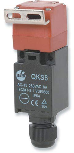 Axminster Workshop Safety Interlock Switch, Keyed, Plunger, Automatic, Red