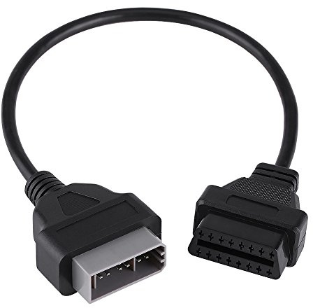 Car Adapter Cable, 14 Pin to 16 Pin 2 Adapter Diagnostic Connector Cable for .-for conector diagnosis for primera obd 14 pin obd2 adapter 14 pin to 16 pin adapter obd 2 for N