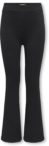 ONLY Women's Konpaige Flared Pant Pnt Noos Trouser, Black, 7 Years
