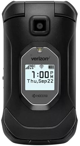 Kyocera DuraXV Extreme+ Rugged Flip Phone-Black-Verizon (Renewed)