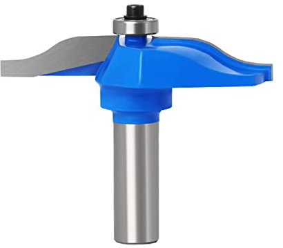 Glomora Brocas Para Enrutador De Carpintería, Vástago De 1/2 Pulgada, Gabinete De Panel Elevado Redondo Ogee Riel De Puerta Y Brocas De Montante, Cortador De Madera, Herramienta De Fresado De Lengüeta