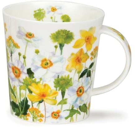 Dunoon Becher Lomond Flower Garden White - 0,32l