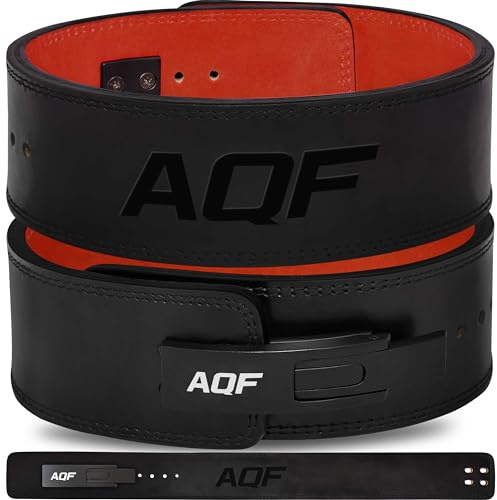 AQF Gewichthebergürtel 13mm, Hebelschnalle, IPL & USPA Zugelassen