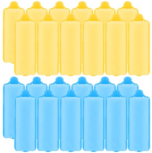 Rulos Pelo, 24 Piezas Rulos Para el Pelo Espuma, Heatless Hair Curlers Kit, Pequeño Tamaño Rulos Pelo, Rulos Pelo Esponja, para Mujeres, Niñas, Niños, Diámetro 20mm, multicolor