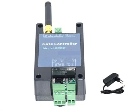 Abridor automático de portones corredizos, Abridor de puerta con Control remoto GSM 4G, interruptor de relé único for abridor de puerta de garaje oscilante deslizante automático para portones corrediz