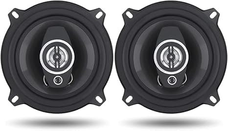 SQUADO Coppia Casse Auto Audio 10 CM 250 Watt 2 Vie Con Griglia Altoparlanti Speaker 4 Ohm TS-1072