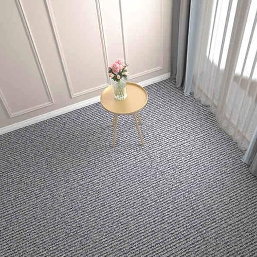Cooalinar Teppichfliesen Selbstliegend,Teppichfliesen FüRs Badezimmer,rutschfeste Teppichfliesen,Anti-Rutsch,Washable,Strapazierfähig,Antistatisch,Für Büro Schlafzimmer Wohnzimmer Badezimmer