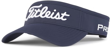 Titleist Tour Performance Golf Visor, Navy/White, Adjustable