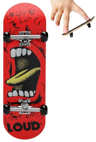 Générique Finger Boards Kids – Finger-Scooter Toy mit 5 Schichten Maple Holzdeck, Fingertip Bewegung | Fingerroller für Finger-Koordination, Kinder Erwachsene für Training Play