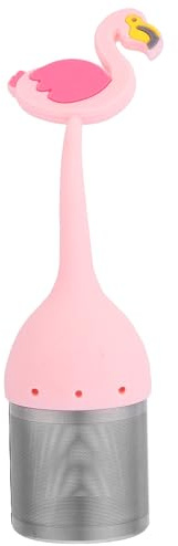 JOINPAYA Filtro per Foglie di Tè in Acciaio Inossidabile Silicone Infusore Creativo Riutilizzabile Colino da Tè per Tisane e Spezie