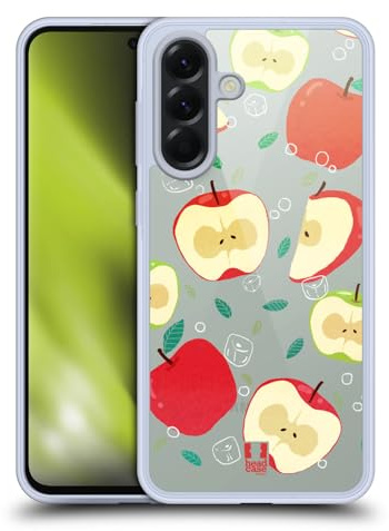 Head Case Designs Mela Cibi E Bevande Fruttati Custodia in Gel [Protezione di Grado Militare] Compatibile con Samsung Galaxy A56 5G