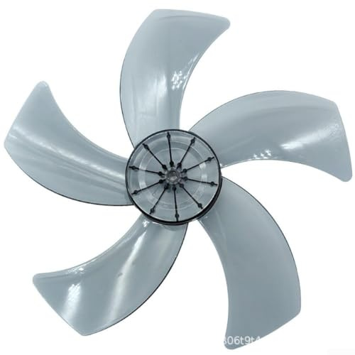 Repuesto de ventilador de plástico AS de 14 pulgadas, 350 mm, accesorio de ventilador de alto volumen de aire gris de bajo ruido para mesa de suelo, ventiladores de refrigeración del hogar