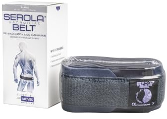 SEROLA Sacroiliac Belt – Sciatica Nerve Relief Gold Standard for Supporting Pelvis, Back, and Lower Back Pain (X-Large fits 117 to 132 CM)