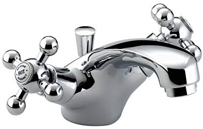 Bristan R BAS C Regency Mono Basin Mixer with Pop-Up Waste - Chrome