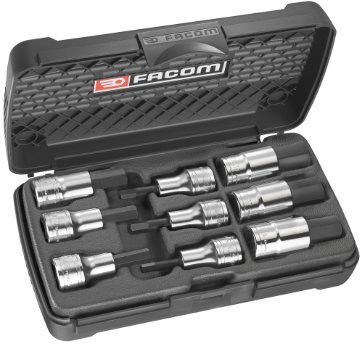 Facom - FCMSTMJ9 - Coffret à douilles 6 pans 1/2 - 9 pièces (Import Grande Bretagne)