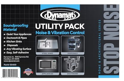 Dynamat Xtreme Architectural Bulk Pak 9 - Sound Deadener Sheets - Soundproofing Material for Home - Noise Insulator and Vibration Control - Noise Barrier for Home Appliances