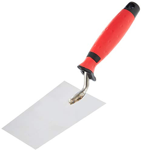 Connex COX781124 Eckige Kelle 140 mm, gerader Hals, rostfrei, 2-Komponenten-Griff