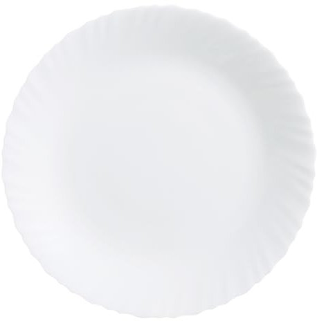 Dajar Fuente Redonda Llana 30 CM FESTON Plato para Servir, Blanco