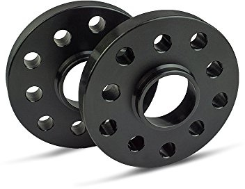 SCC Spurverbreiterung 12146W - schwarz eloxiert - LK: 100/4 NLB: 56,1 - 20mm - 2 Stück