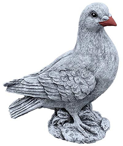 Stenfigur, duva, frostbeständig, väderbeständig, trädgårdsfigur