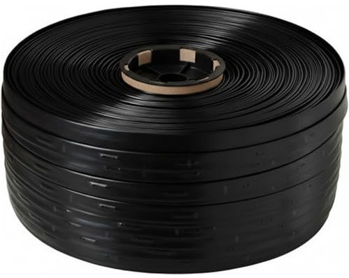 Suinga CINTA RIEGO POR GOTEO 16MM, 250 METROS. Goteros cada 30 CM. Tuberia plana con caudal 1,16 litros por hora, negro