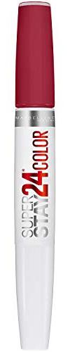 Maybelline New York Lippenstift, Super Stay 24H Optic Brights, Flüssig und langanhaltend, Nr. 870 Optic Ruby, 5g