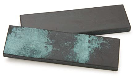 Woodriver Black & Blue Micarta, 8Mm X 1-1/2 X 5 Knife Scale, 2-Pieces